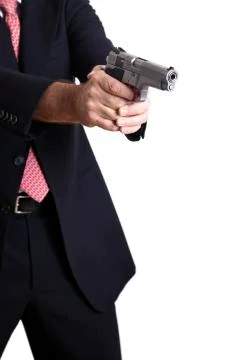 Aiming the gun Фото