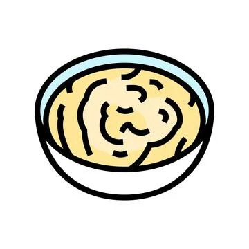 Aioli condiment color icon vector illustration Stock Illustration