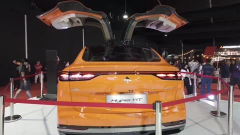 Aion Hyper HT car displaying at The Malaysia Autoshow 2024 Видео 276585040