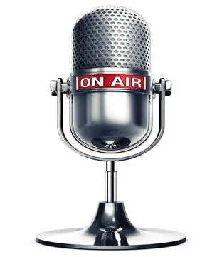On air 3D rendering of a microphone with a on air icon Copyright: xZoonar.... Stock Photos