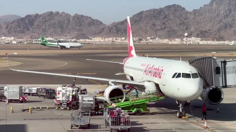 Air Arabia plane Stock Footage 296574134