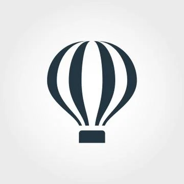 Air Ballon icon. Simple element illustration. Air Ballon pixel perfect icon Stock Illustration