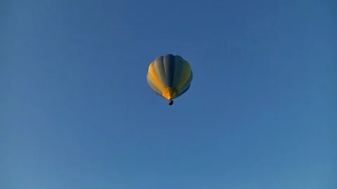 Air ballon in sky Stock Footage 97890246