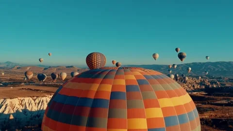 Air Balloon Close Up Stock Footage