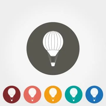 Air balloon icon Stock Illustration