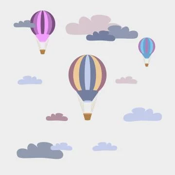 Air balloon Stock Illustration