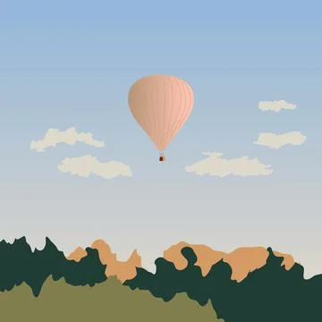 Air balloon Stock Illustration