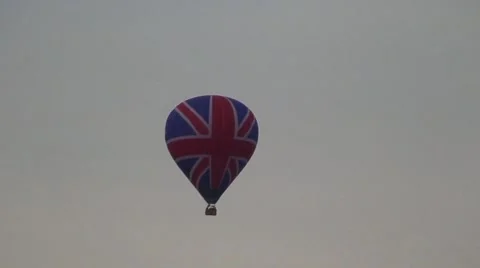 Air Balloon over Bath Stock Footage 934626