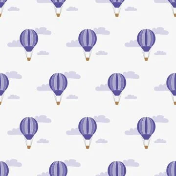 Air balloon. Pattern Stock Illustration