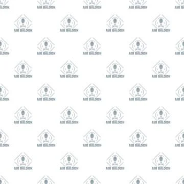 Air balloon pattern seamless Stock Illustration