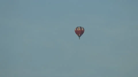 Air balloon in Prague Stock Footage 56583545