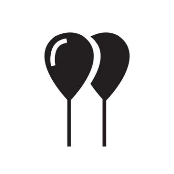 Air Balloon vector icon Stock Illustration