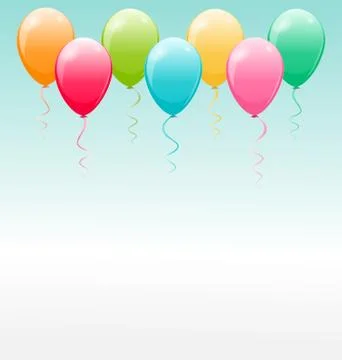 Air balls in the sky Illustrazione stock