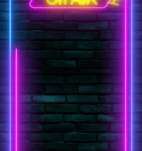 On air banner neon light effect green screen background Stock Footage 282663769