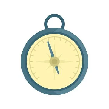 Air barometer icon flat isolated Stock Illustration