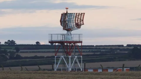 Air base Radar station Stock Footage 248918481
