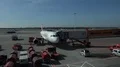 Air Berlin airbus A319 / A320 at the gate in airport Hamburg 4k or 4k+ Resolution