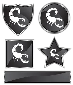 Air black satin Stock Illustration
