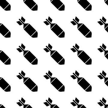 Air bomb seamless pattern Stock Illustration
