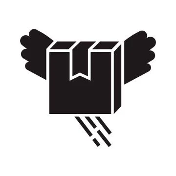 Air box delivery icon, simple style 스톡 일러스트