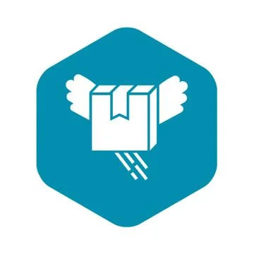 Air box delivery icon, simple style 스톡 일러스트