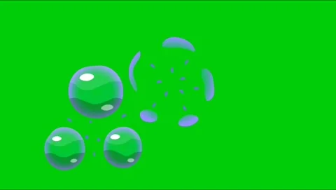 Air bubble green screen Stock-Footage 279573579