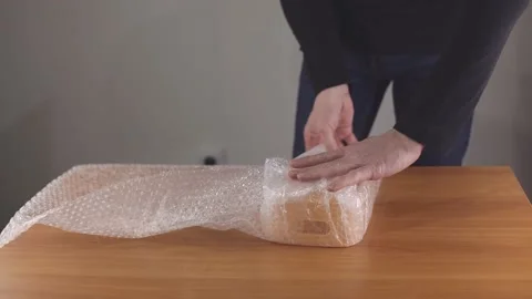 Air bubble wrap Stock Footage 225439873