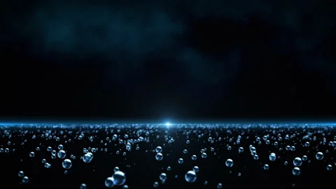 Air Bubbles Abstract Field Stock Footage 260078624