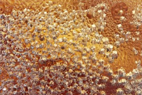 Air bubbles of cola. Foto stock