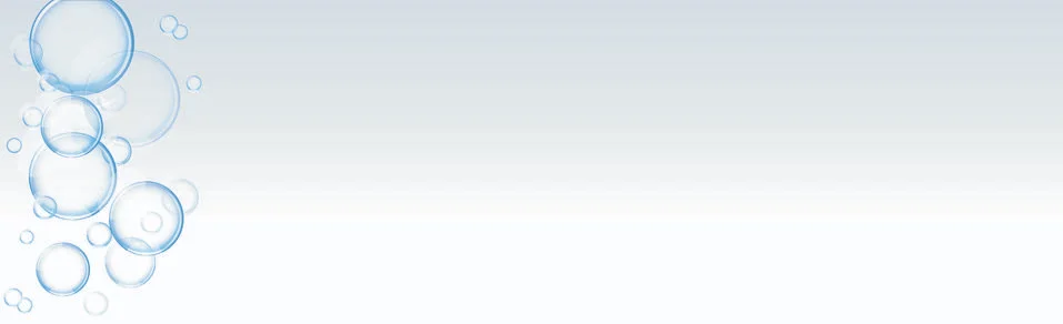 Air bubbles of different sizes on a light background Stock Illustration