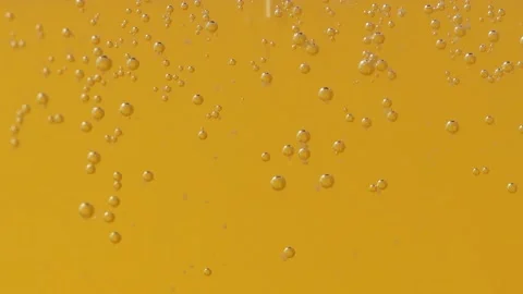 Air bubbles in a drink close-up Stock-Footage 153818622