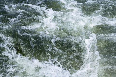 Air bubbles in fresh water Stock Photos
