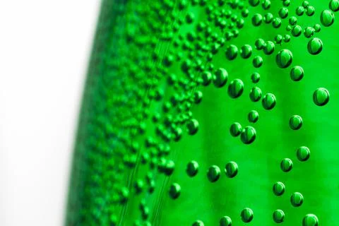 Air bubbles in the liquid Stock Photos