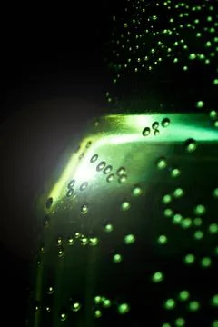 Air bubbles in the liquid Stock Photos