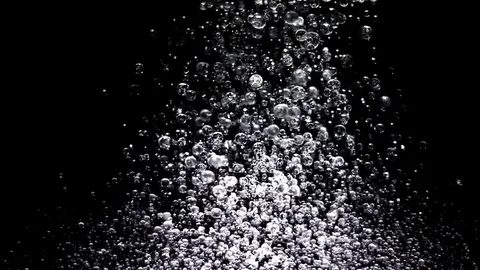 Air bubbles rise Video stock 75814140