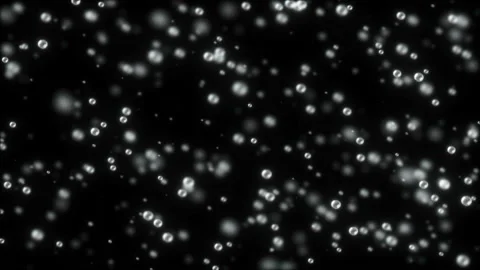 Air bubbles rise.3d animation of bubbles moving and floating on a black Stock-Footage 98608331
