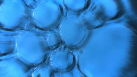 Air bubbles, soap bubbles, surface tension, dazzling soap bubbles, video effects Stock Footage 84329187