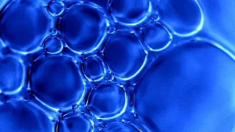Air bubbles, soap bubbles, surface tension, dazzling soap bubbles, video effects Stock Footage 84329357