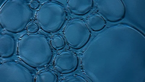 Air bubbles, soap bubbles, surface tension, dazzling soap bubbles, video effects Stock Footage 84330187