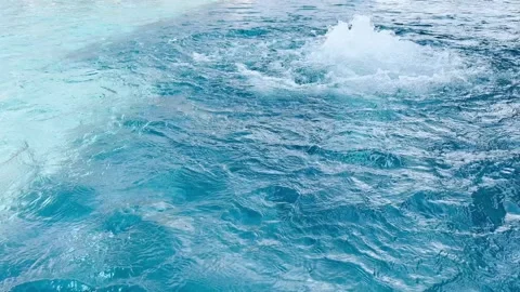 Air bubbles on the surface of the water Stock Footage 337656961