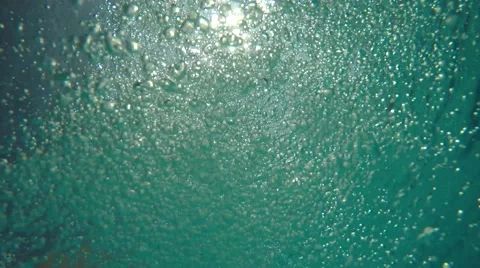 Air bubbles on surface of waterpool Video stock 68671162
