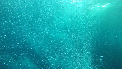 Air bubbles underwater Vidéo 102031873