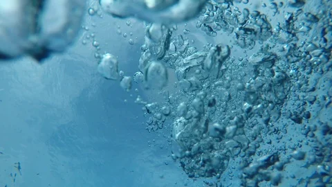 Air bubbles underwater Vídeo Stock 107293405