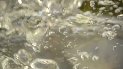 Air bubbles in the water Video stock 47134139