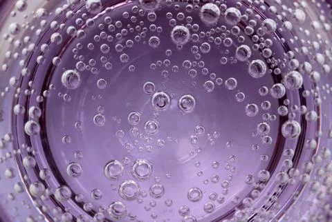 Air bubbles in water Illustrazione stock
