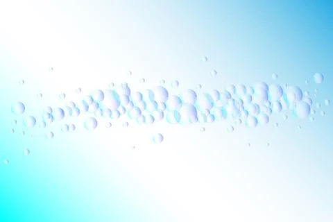 Air Bubbles On Water Stock Illustration