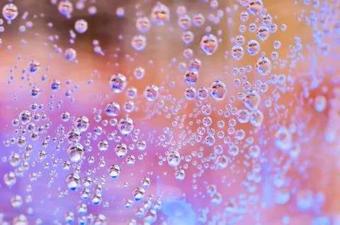 Air bubbles in water Stock Photos
