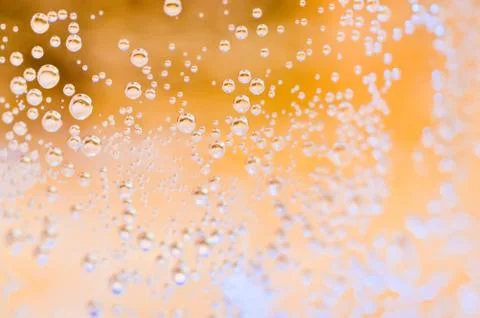 Air bubbles in water Stock Photos