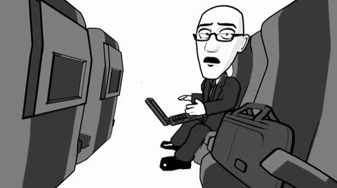 Air bumpiness. Stock Footage 8929156