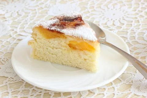 Air cake with oranges Stock Photos